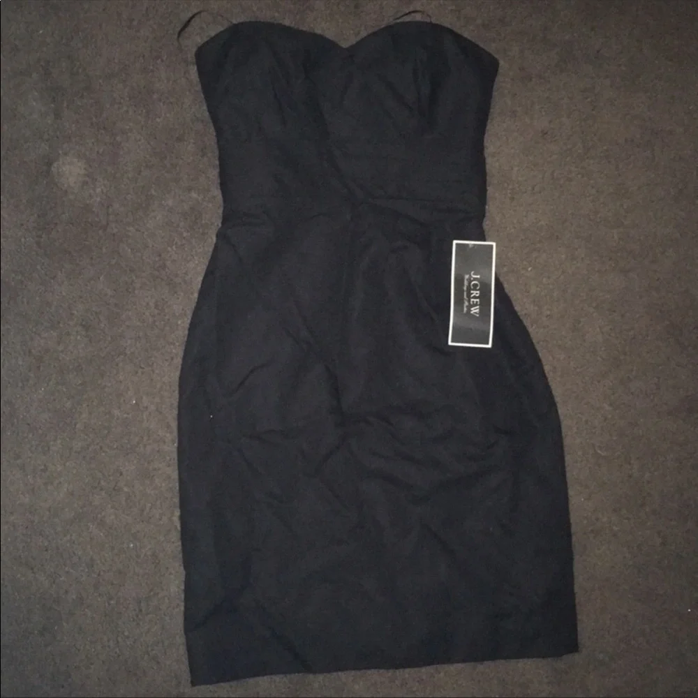 J. Crew Occasions Party Dress in “Black” NWT SZ 0 - Picture 4 of 10